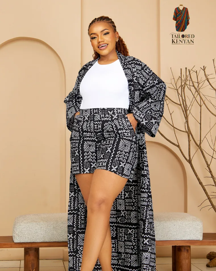 Ivory Breeze Kimono, short sets